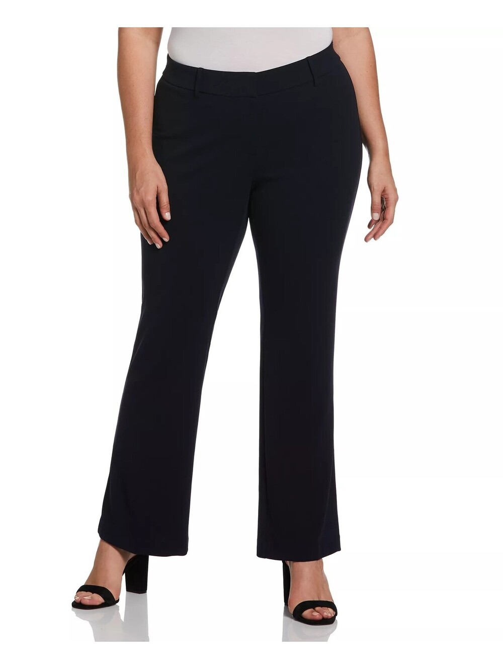 Rafaella Plus Size Stretch Cre Navy 14W